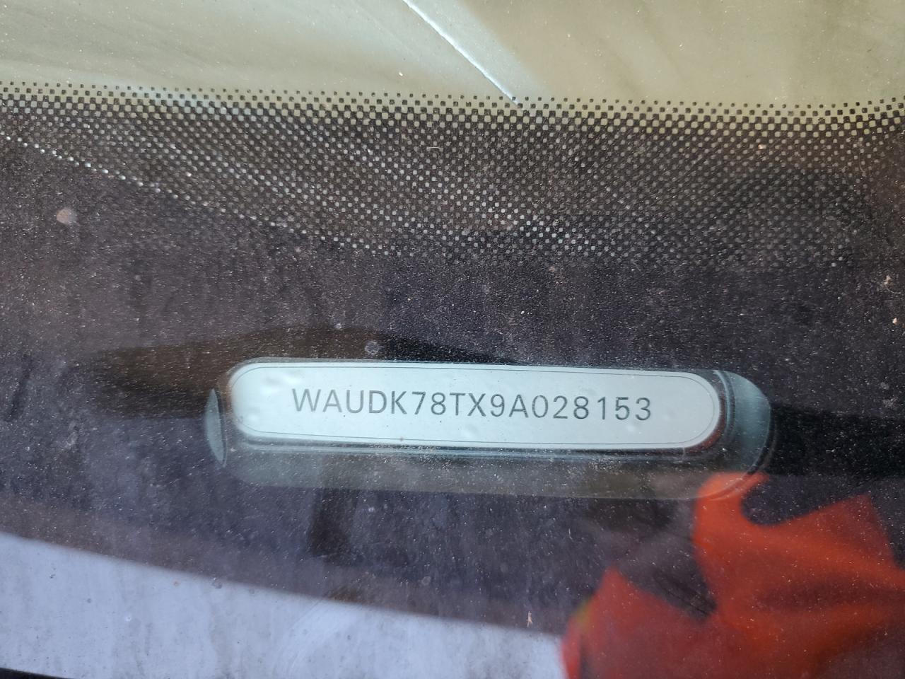 2009 Audi A5 3.2L VIN: WAUDK78TX9A028153 Lot: 89562025