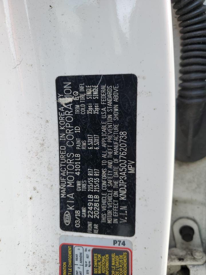 2018 Kia Soul + VIN: KNDJP3A50J7620738 Lot: 86114995