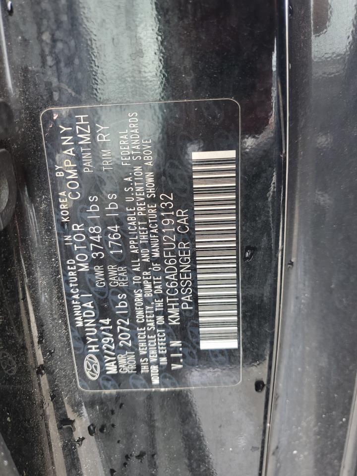 2015 Hyundai Veloster VIN: KMHTC6AD6FU219132 Lot: 86119465