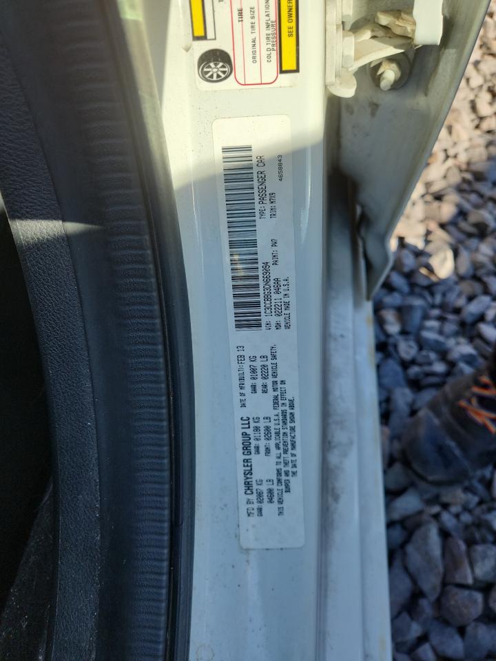 2013 Chrysler 200 Touring VIN: 1C3CCBBG3DN669094 Lot: 89864665