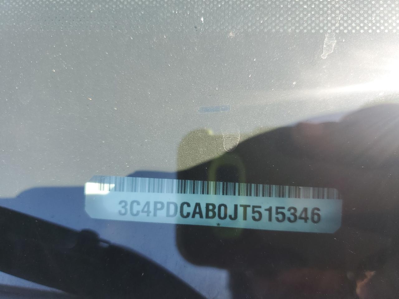 2018 Dodge Journey Se VIN: 3C4PDCAB0JT515346 Lot: 86830285