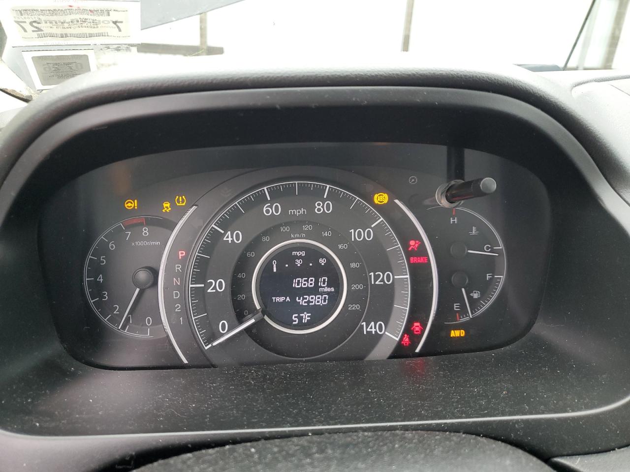 2013 Honda Cr-V Ex VIN: 2HKRM4H5XDH672305 Lot: 86333635