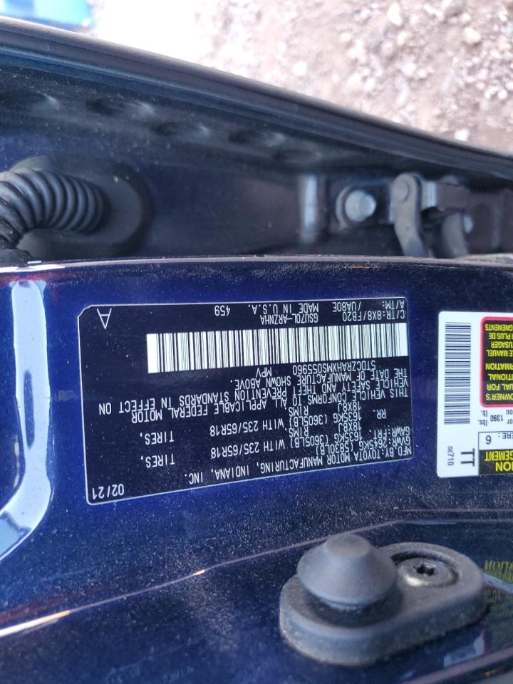 2021 Toyota Highlander L VIN: 5TDCZRAHXMS055960 Lot: 85567705
