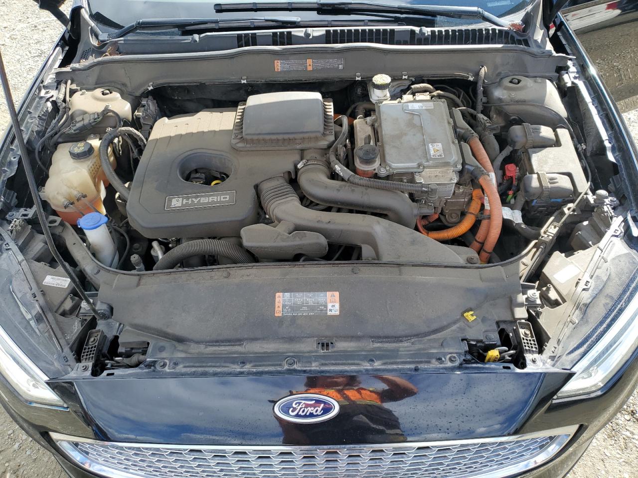 2019 Ford Fusion Titanium VIN: 3FA6P0RU8KR104787 Lot: 86549535