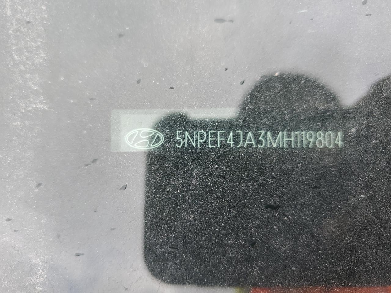 2021 Hyundai Sonata Sel VIN: 5NPEF4JA3MH119804 Lot: 85290365