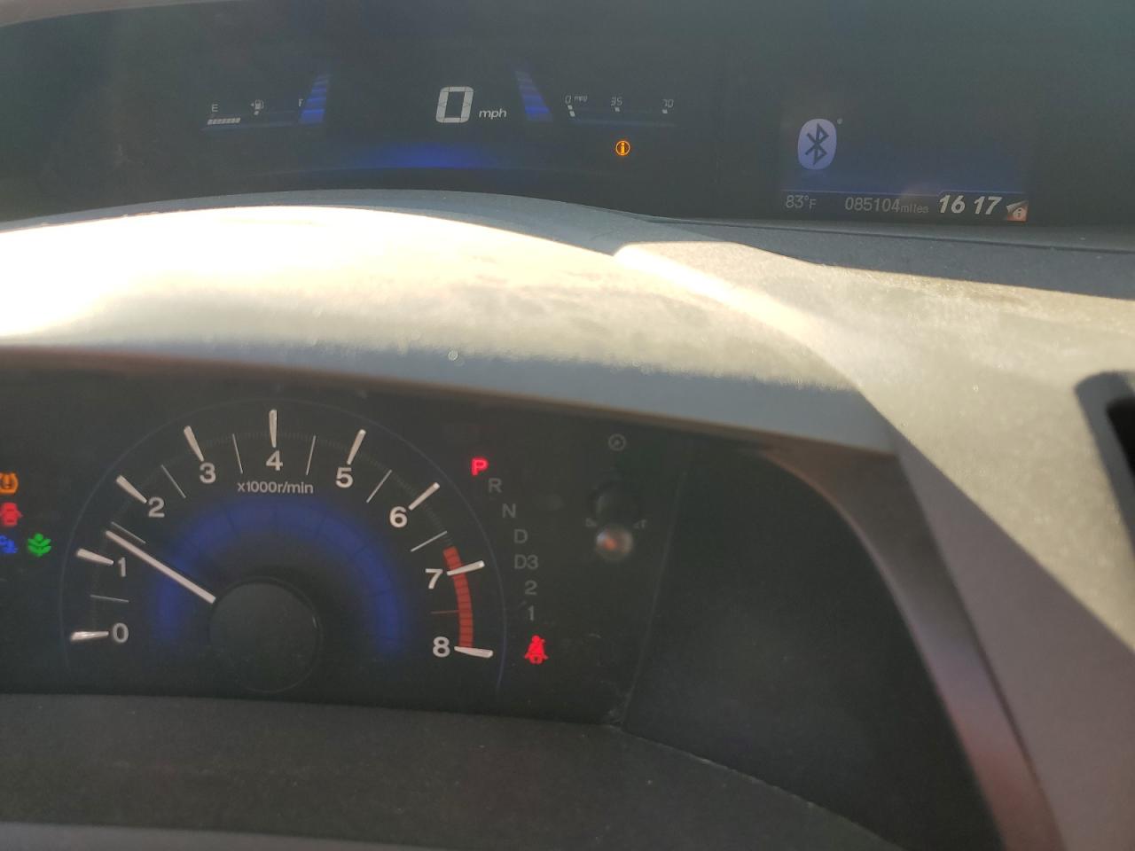 2012 Honda Civic Ex VIN: 19XFB2F85CE048022 Lot: 86156455