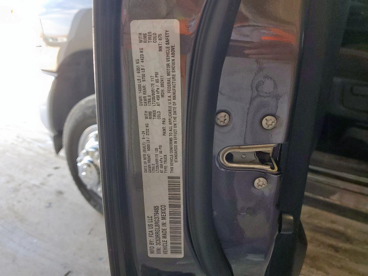 2024 Ram 3500 Tradesman VIN: 3C63RRGL8RG379465 Lot: 85938065