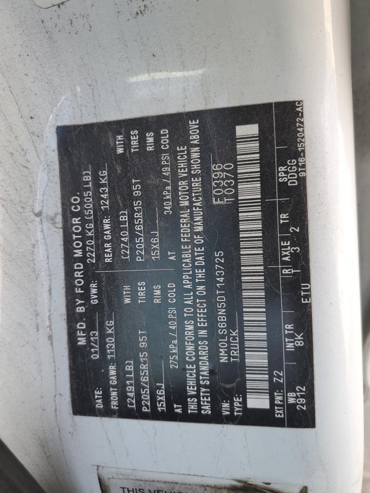 2012 Ford Transit Connect Xlt VIN: NM0LS7DN0CT124226 Lot: 84950105