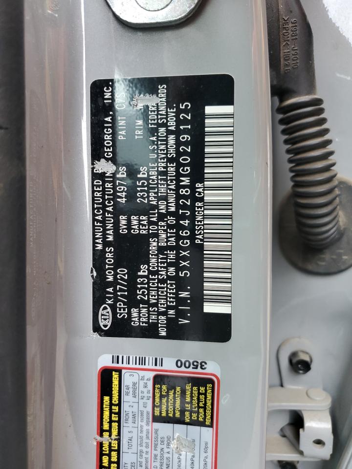 2021 Kia K5 Gt Line VIN: 5XXG64J28MG029125 Lot: 85602415