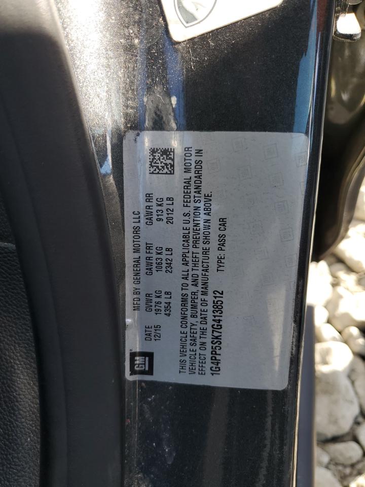 2016 Buick Verano VIN: 1G4PP5SK7G4138512 Lot: 89504105