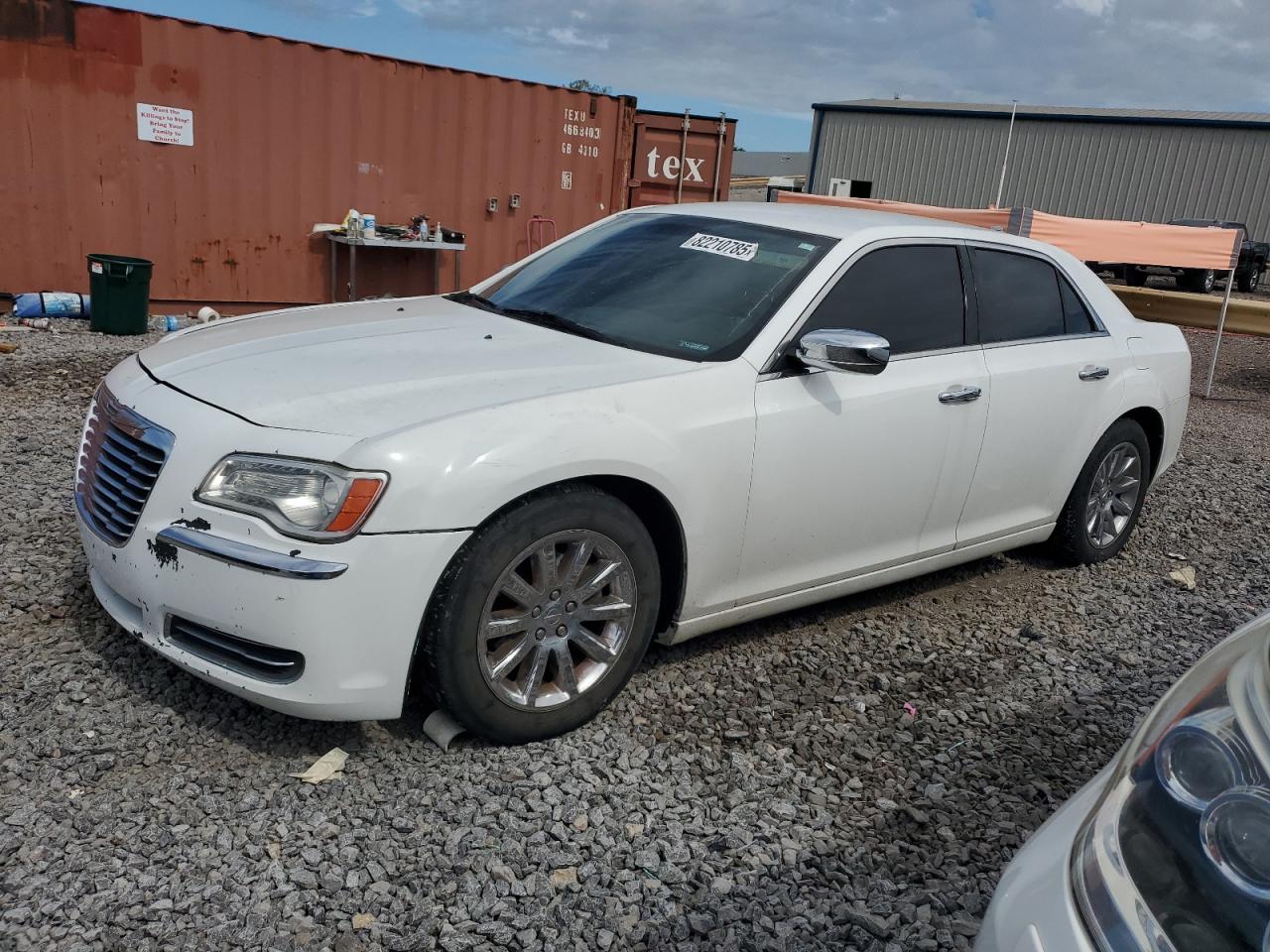 2012 CHRYSLER 300 WHITE VIN: 2C3CCACG0CH310737