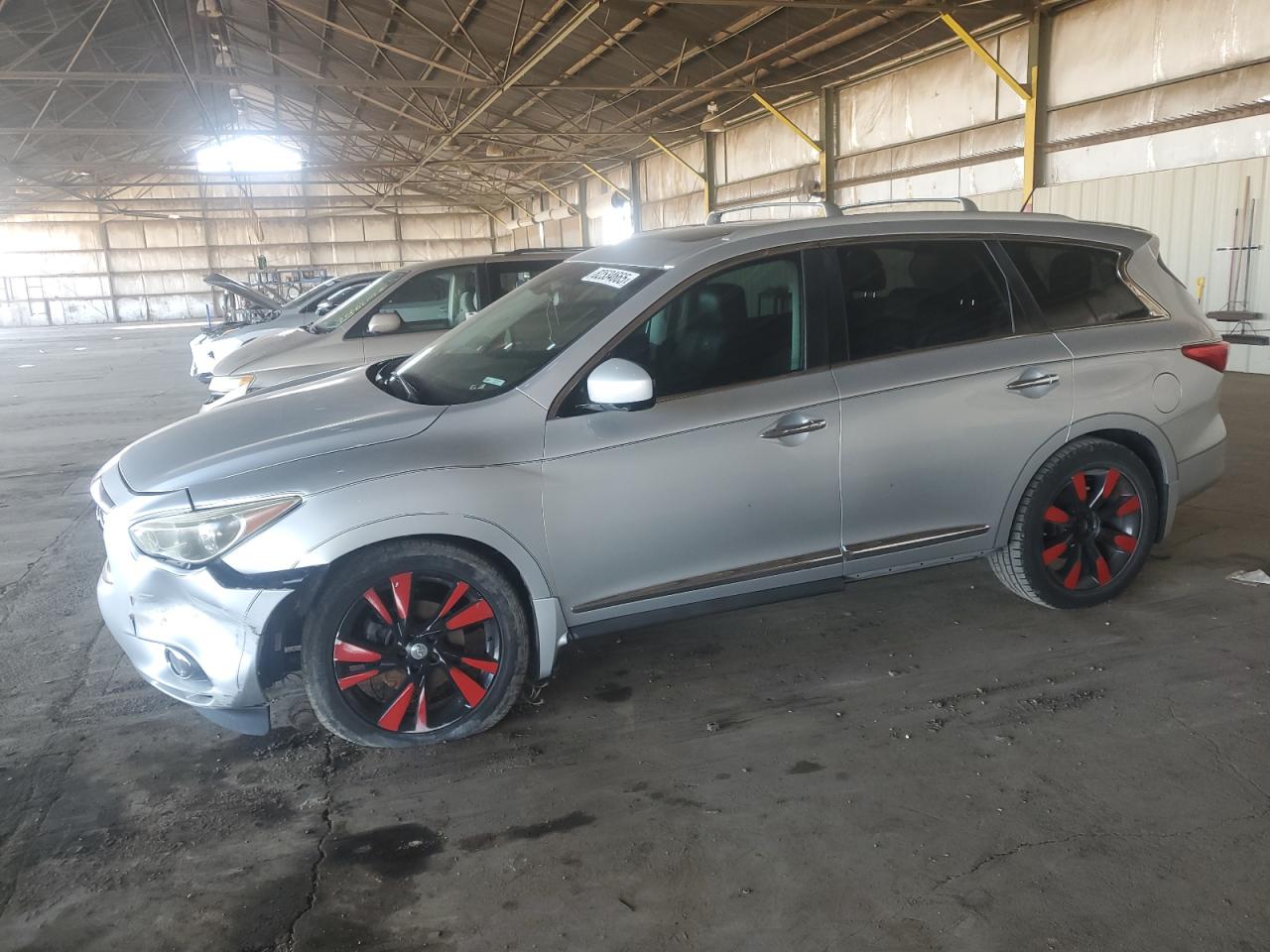 2013 Infiniti Jx35 silver null gas 5N1AL0MN1DC350884 photo #1