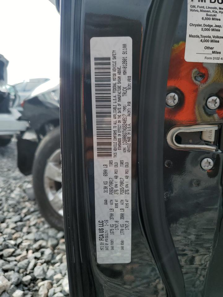 2016 Ram 1500 Slt VIN: 1C6RR6GTXGS240517 Lot: 82232225