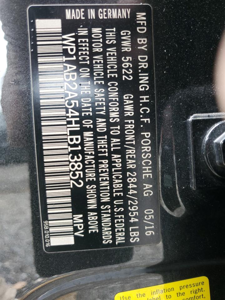 2017 Porsche Macan S VIN: WP1AB2A54HLB13852 Lot: 85577755