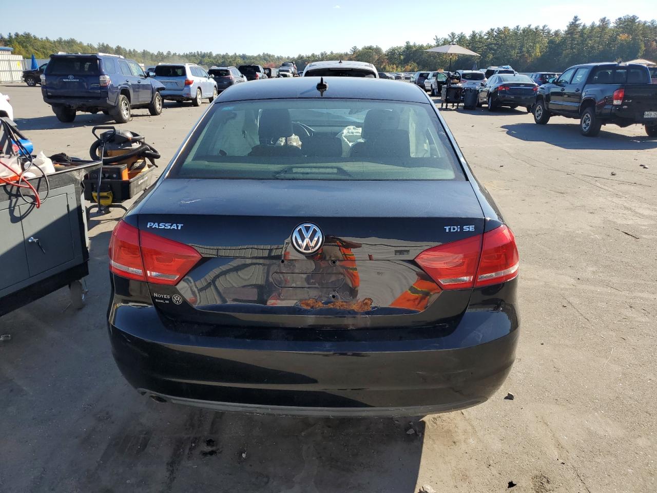 2014 Volkswagen Passat Se VIN: 1VWBN7A37EC086843 Lot: 82261855