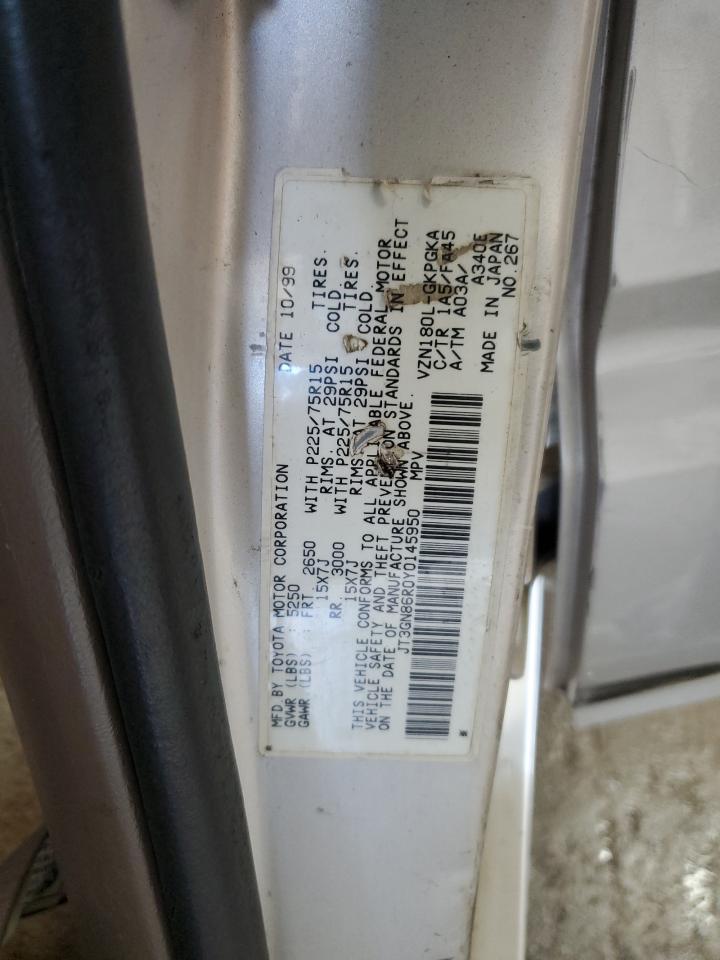 2000 Toyota 4Runner Sr5 VIN: JT3GN86R0Y0145950 Lot: 86280875