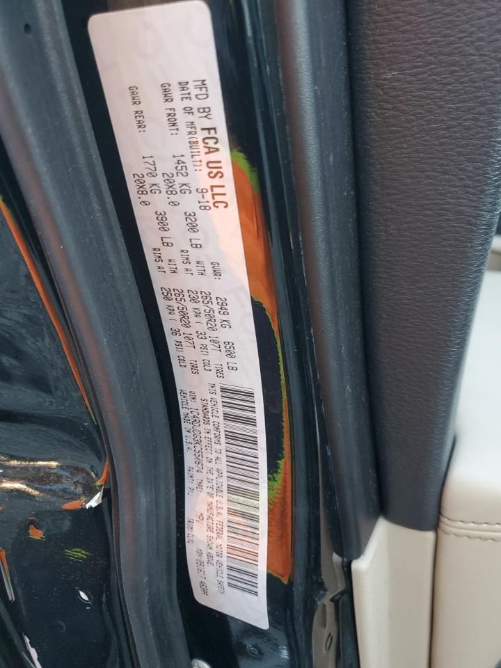 2019 Dodge Durango Gt VIN: 1C4RDJDG3KC550674 Lot: 85121345