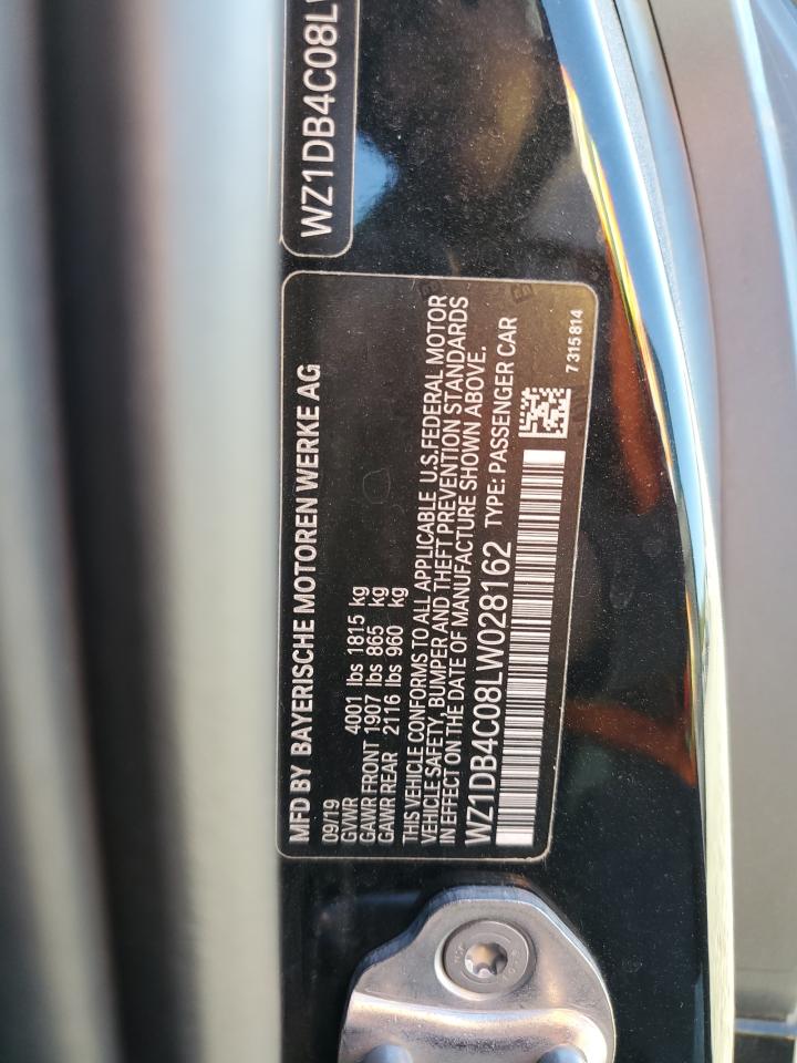 2020 Toyota Supra Base VIN: WZ1DB4C08LW028162 Lot: 89566115