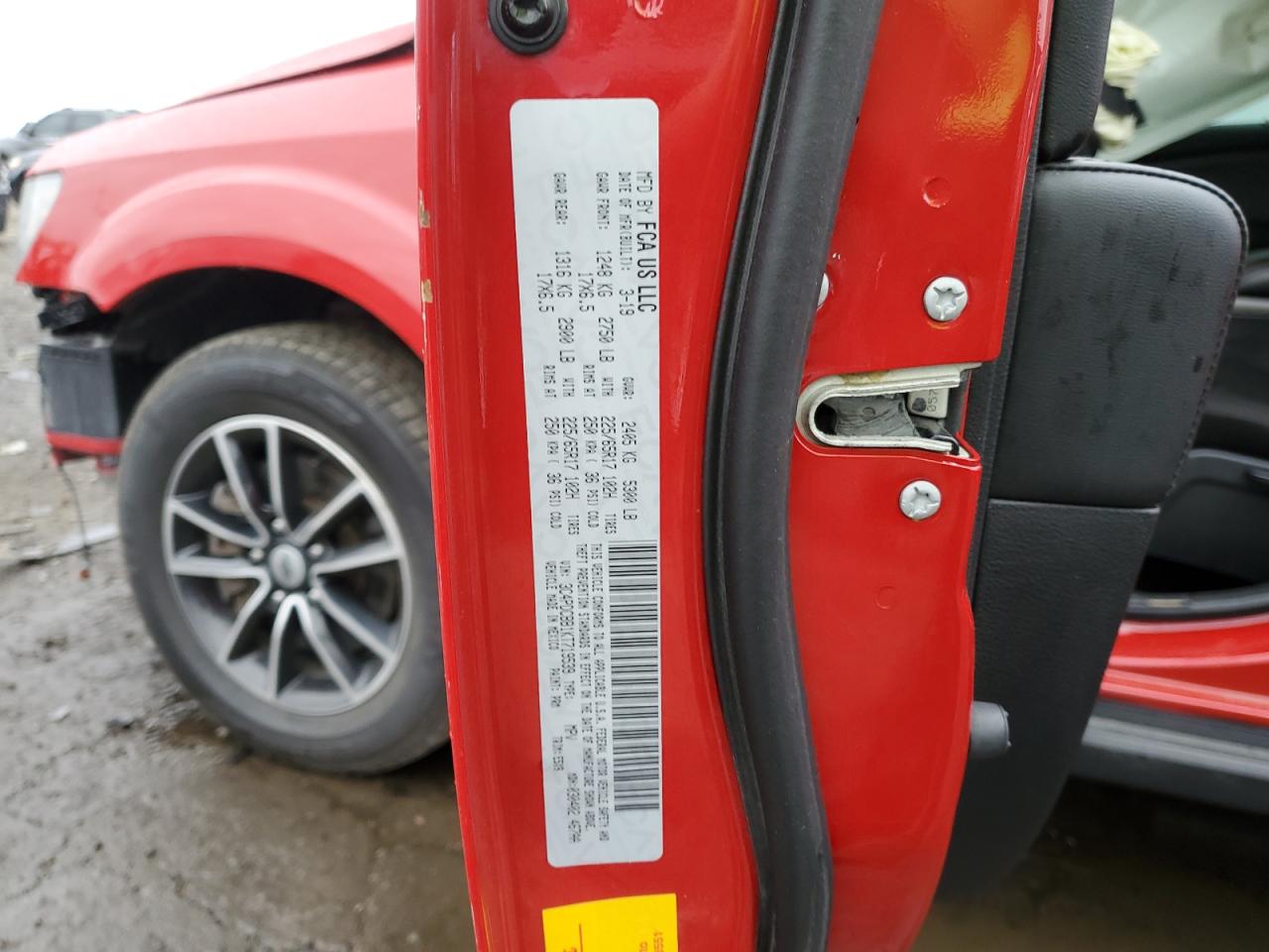 2019 Dodge Journey Se VIN: 3C4PDCBB1KT719539 Lot: 82643925