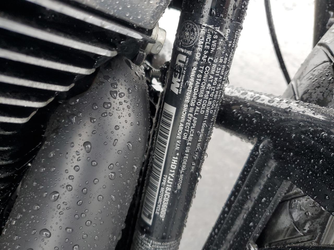 2018 Harley-Davidson Fxbb Street Bob VIN: 1HD1YJJ18JC036009 Lot: 90817665