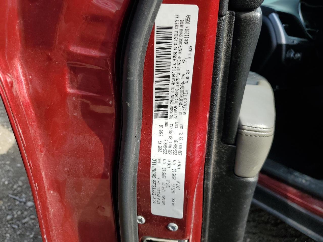 2014 Jeep Cherokee Limited VIN: 1C4PJMDB3EW159744 Lot: 85198135