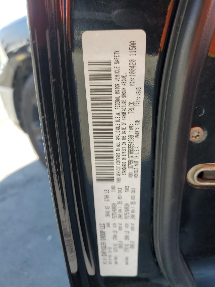 2011 Dodge Ram 1500 VIN: 1D7RB1GT8BS554908 Lot: 89896175