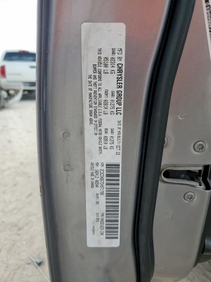 2013 Dodge Charger Se VIN: 2C3CDXBG7DH571785 Lot: 86125075