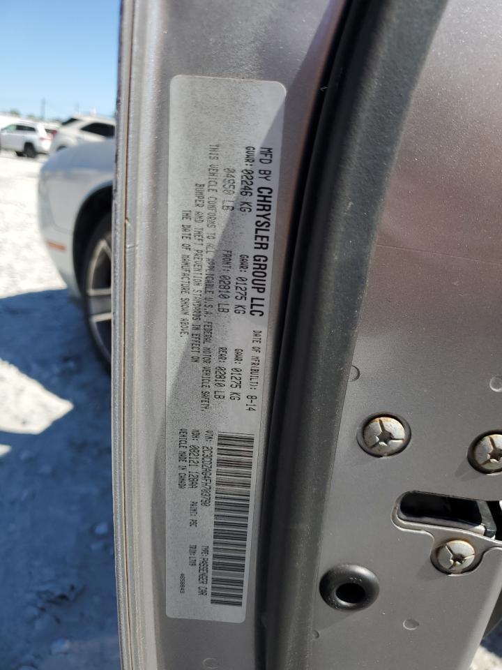 2015 Dodge Challenger Sxt VIN: 2C3CDZAG4FH703790 Lot: 85679875