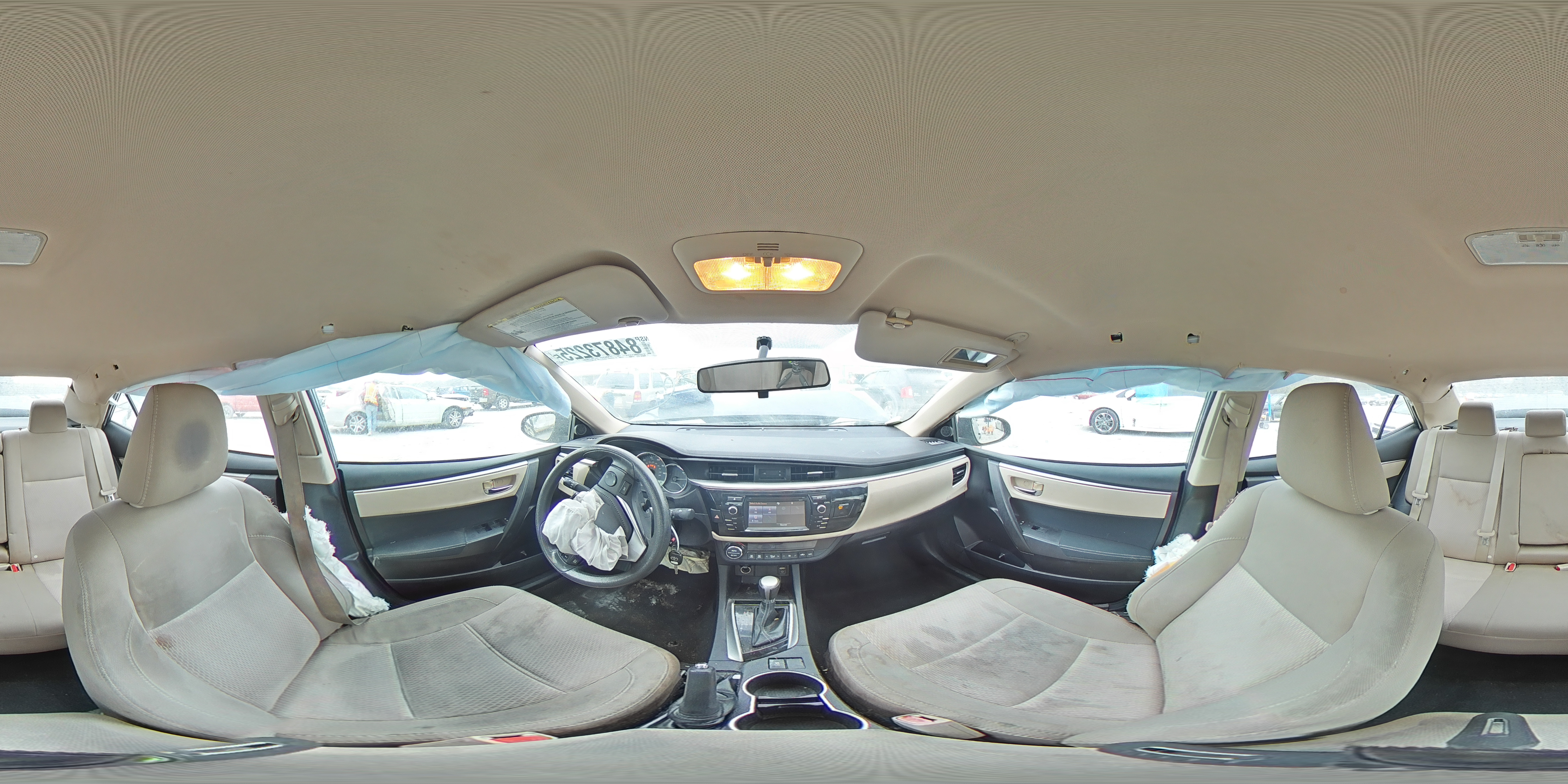 2015 Toyota Corolla L VIN: 2T1BURHE7FC384133 Lot: 84873225