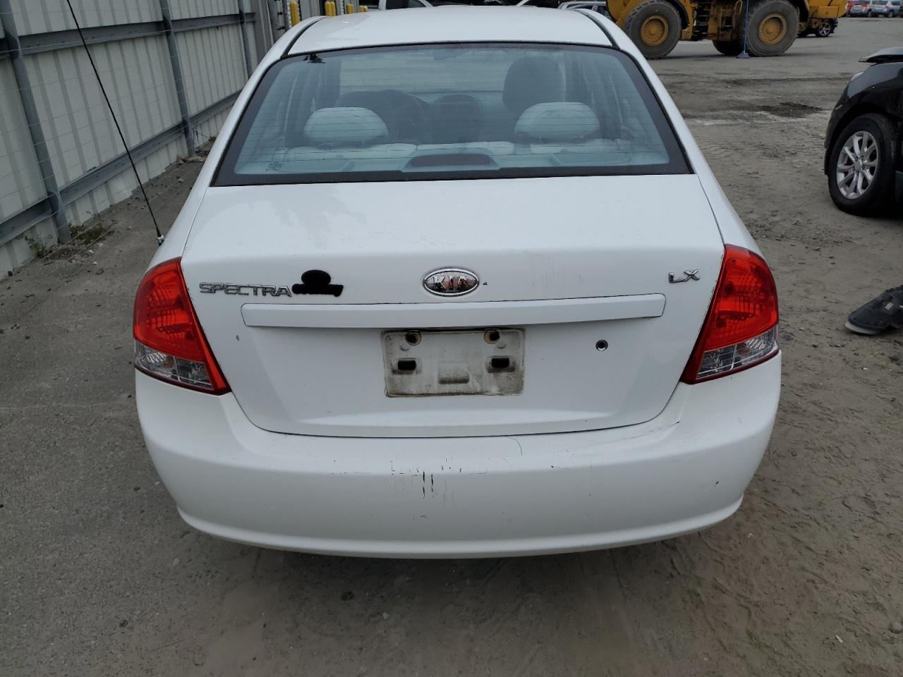 2009 Kia Spectra Ex VIN: KNAFE221395625860 Lot: 86244585