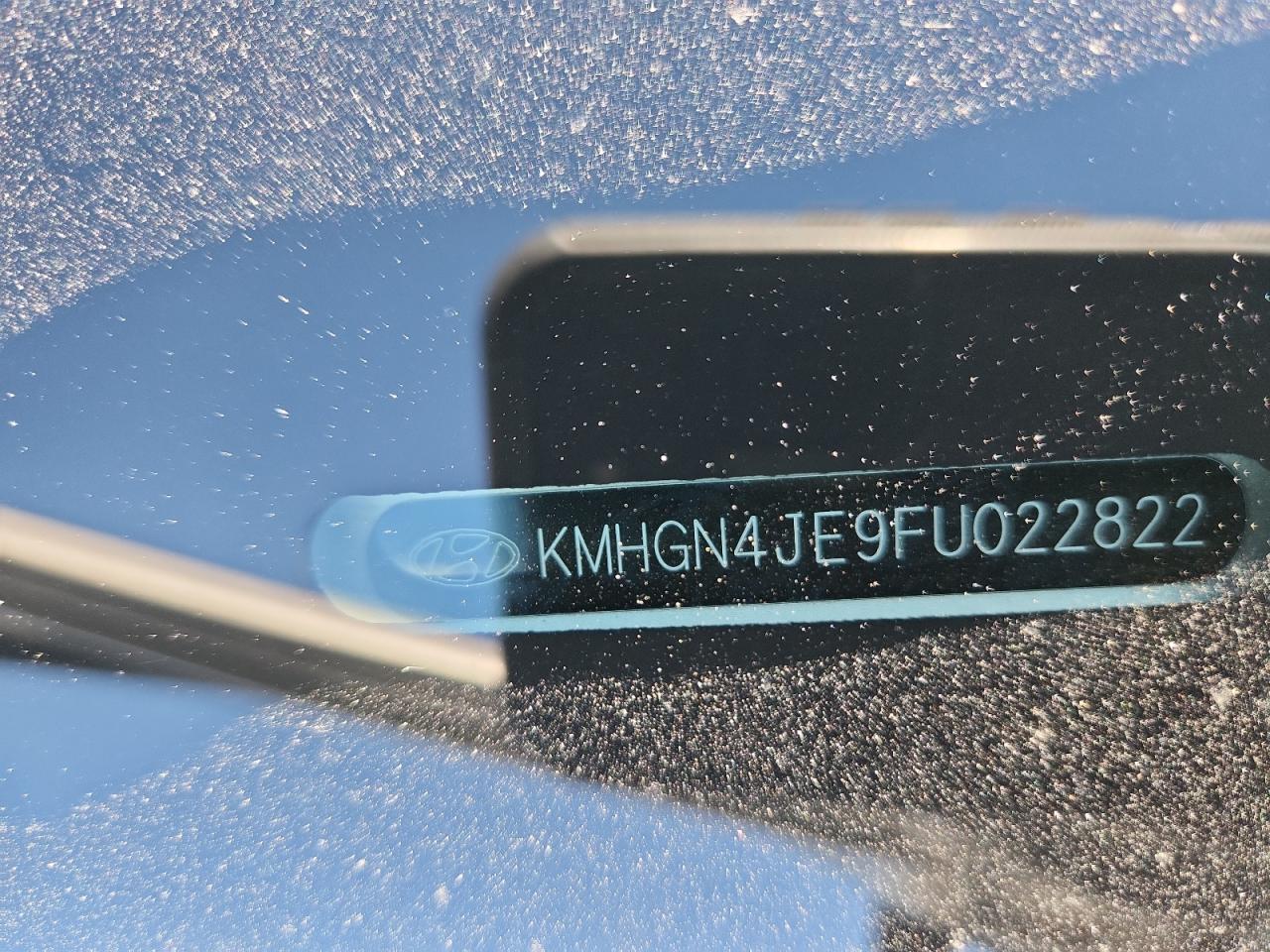 2015 Hyundai Genesis 3.8L VIN: KMHGN4JE9FU022822 Lot: 89501625