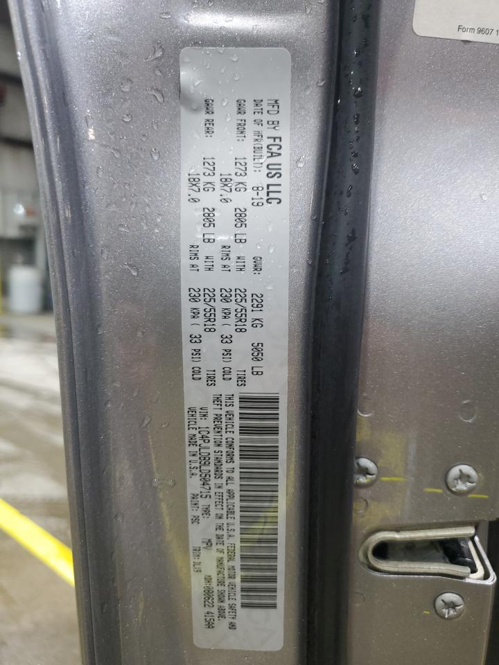 2020 Jeep Cherokee Limited VIN: 1C4PJLDB9LD504715 Lot: 90463765