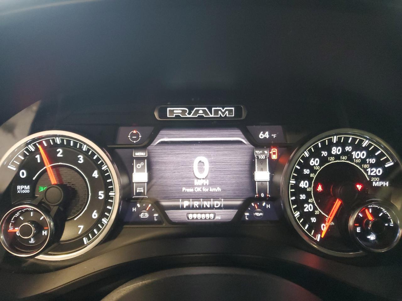 2020 Ram 1500 Laramie VIN: 1C6SRFJT3LN384025 Lot: 82637565