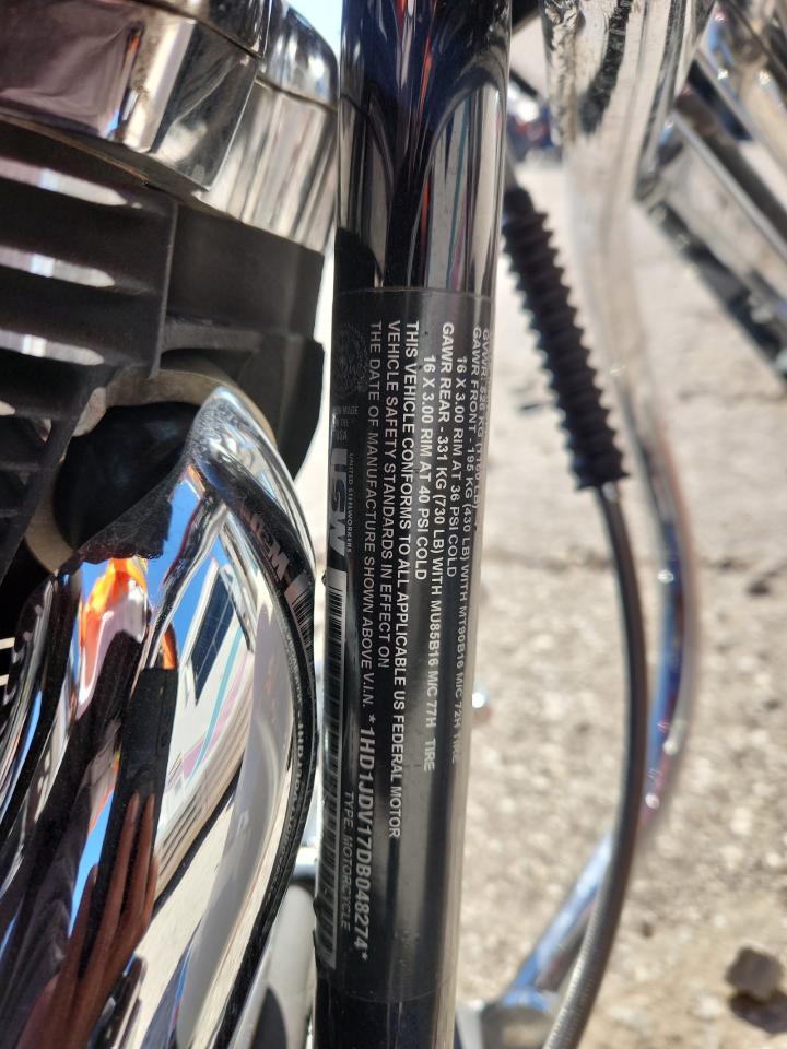 2013 Harley-Davidson Flstn Softail Deluxe VIN: 1HD1JDV17DB048274 Lot: 87419985