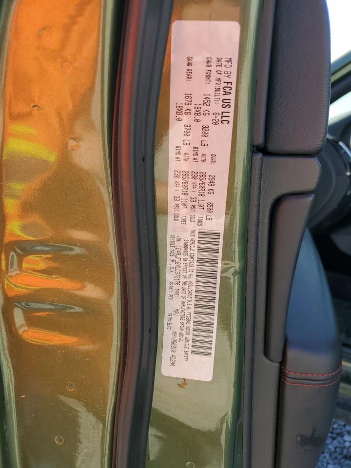 2020 Jeep Grand Cherokee Trailhawk VIN: 1C4RJFLG4LC372170 Lot: 84940135