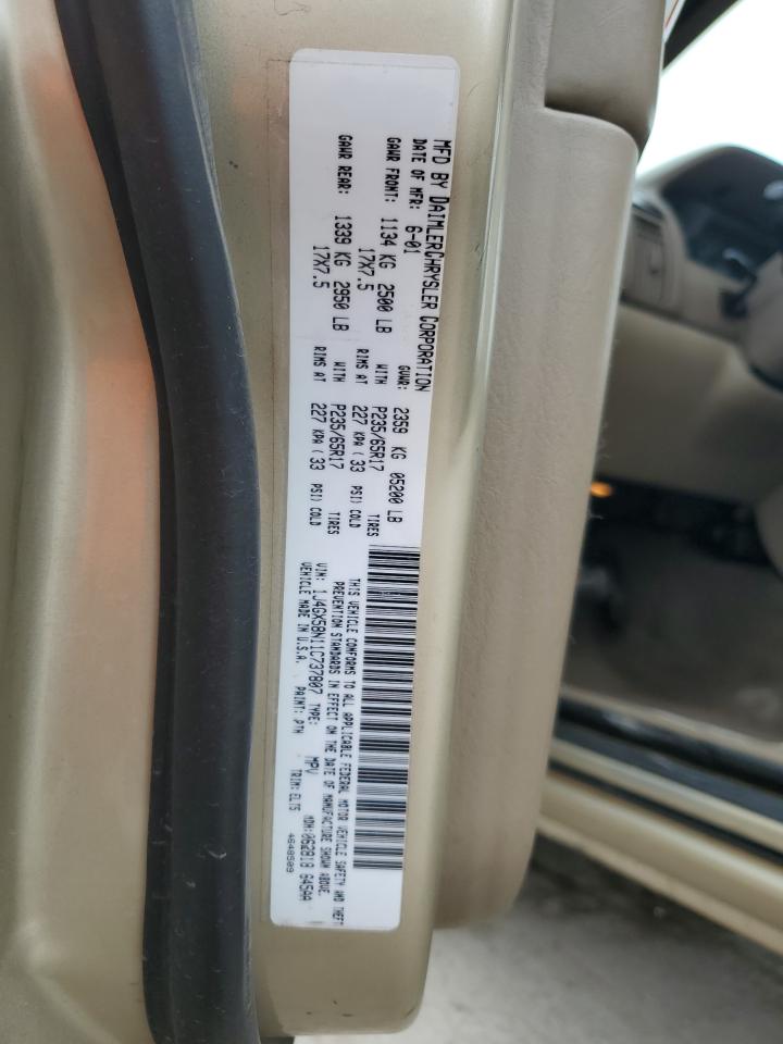 2001 Jeep Grand Cherokee Limited VIN: 1J4GX58N11C37807 Lot: 82353575