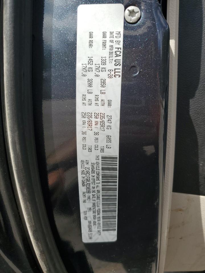 2020 Chrysler Pacifica Touring VIN: 2C4RC1FG0LR230396 Lot: 85767475