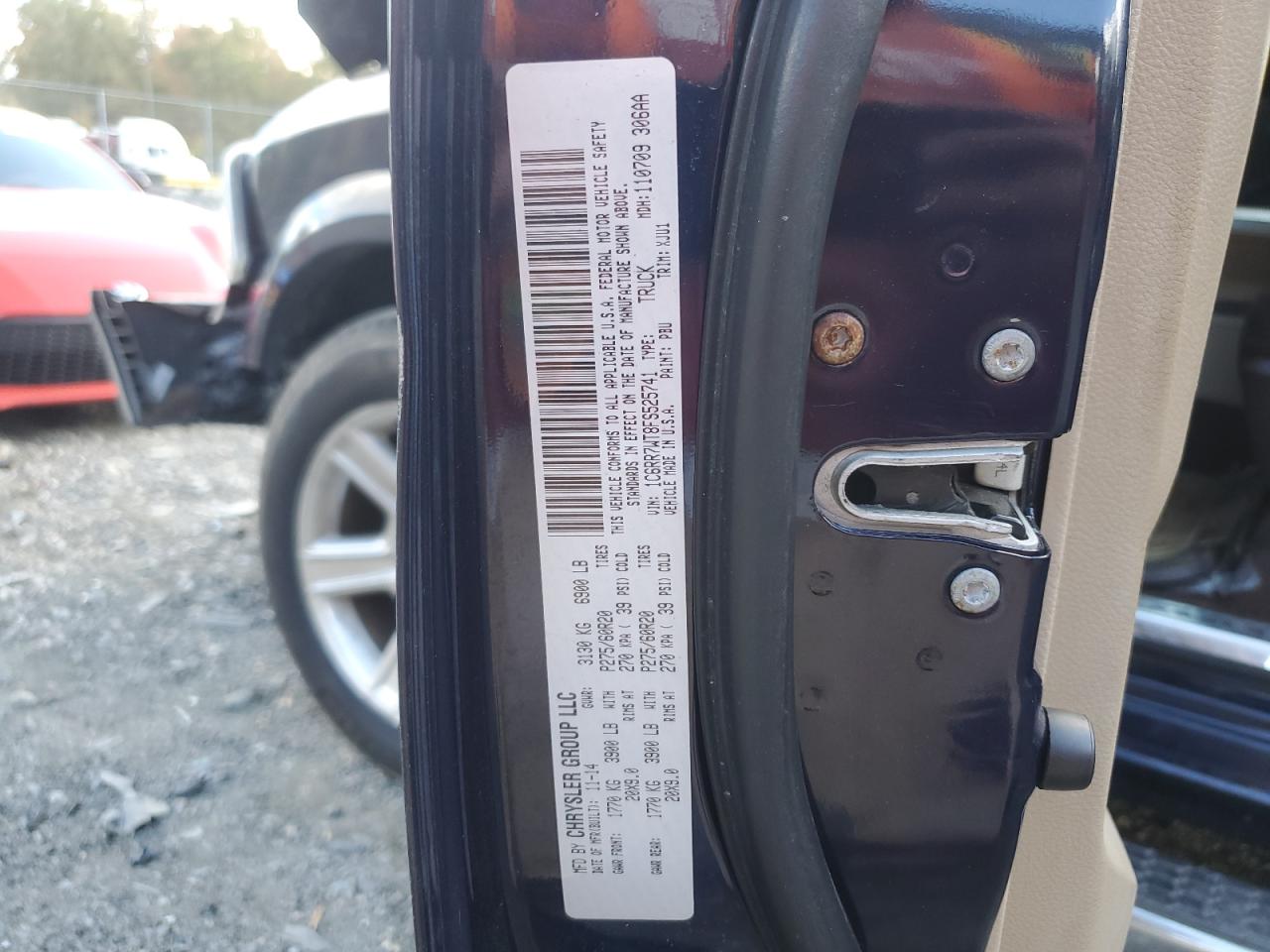 2015 Ram 1500 Longhorn VIN: 1C6RR7WT8FS525741 Lot: 87126955