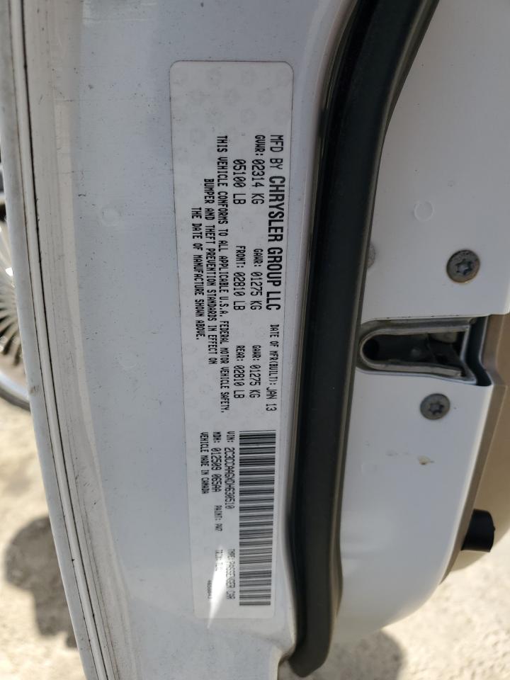 2013 Chrysler 300 VIN: 2C3CCAAGXDH630510 Lot: 85348705