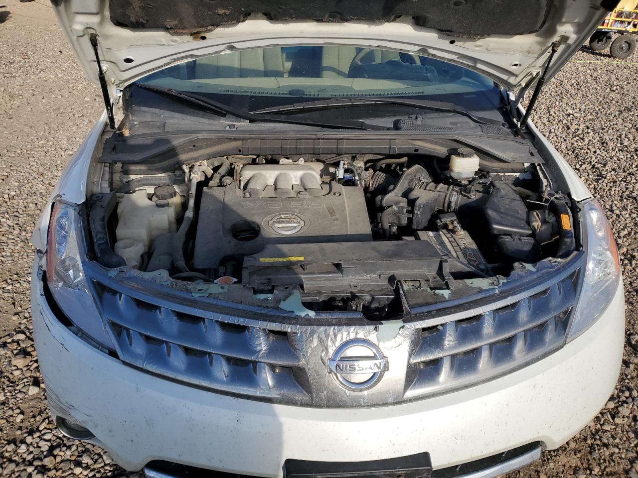 2007 Nissan Murano Sl VIN: JN8AZ08W17W659591 Lot: 85852375