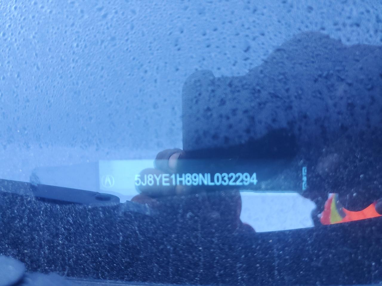 2022 Acura Mdx Advance VIN: 5J8YE1H89NL032294 Lot: 89721595