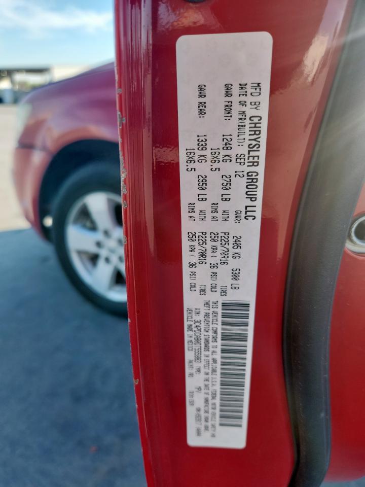 2013 Dodge Journey Se VIN: 3C4PDCAB0DT555883 Lot: 82441375