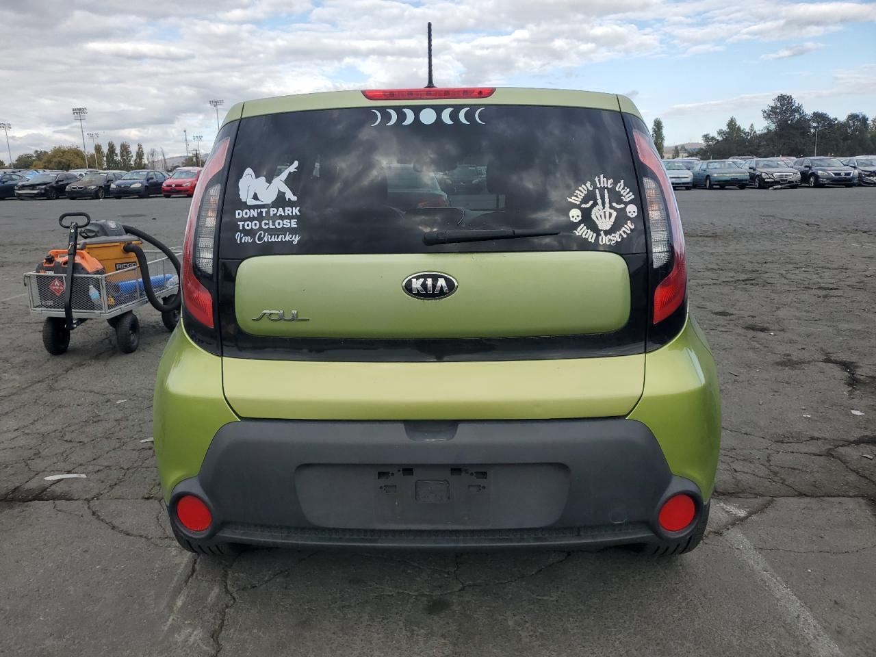 2014 Kia Soul + VIN: KNDJP3A56E7715617 Lot: 82395285