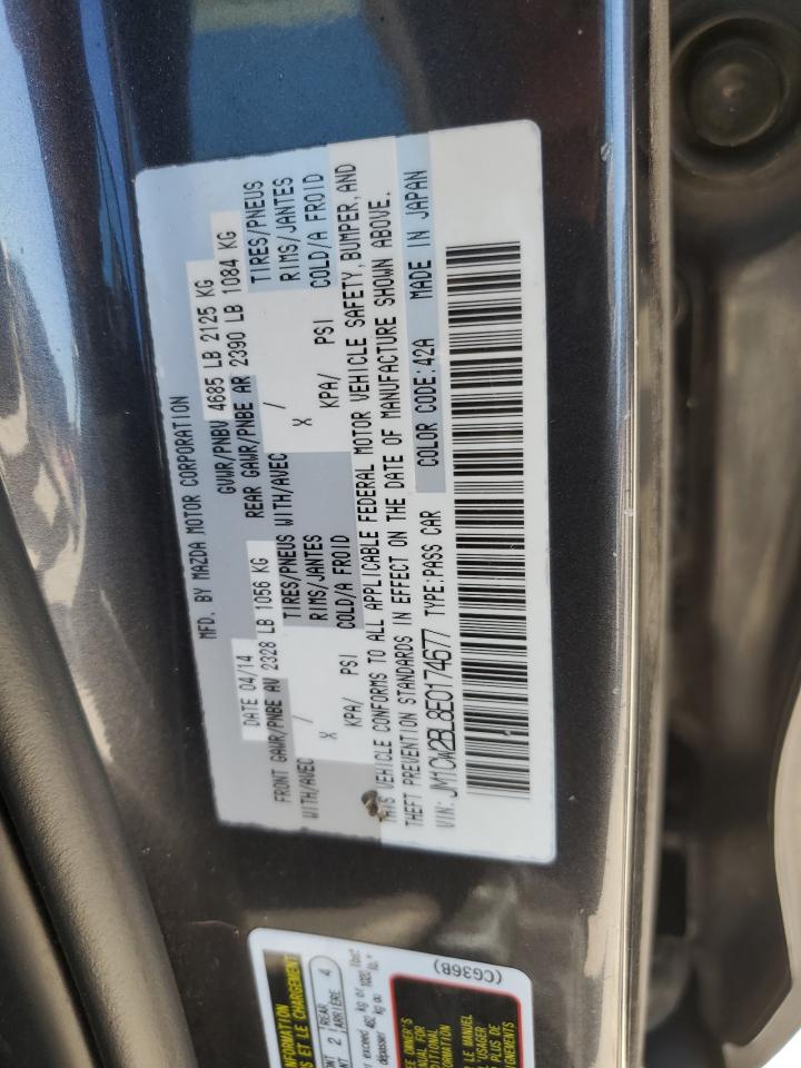 2014 Mazda 5 Sport VIN: JM1CW2BL8E0174677 Lot: 87198675