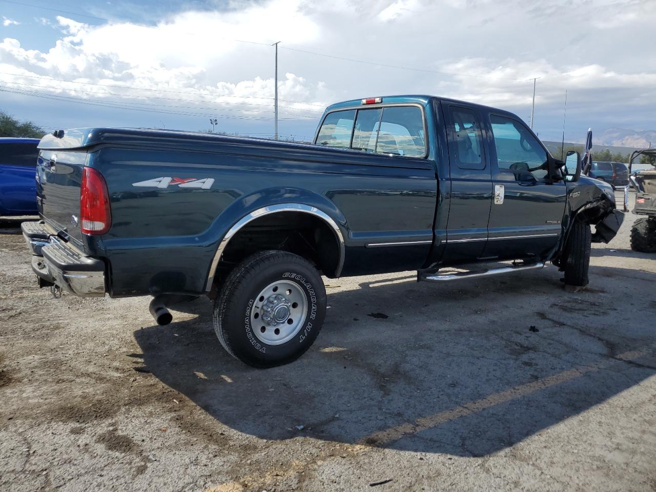 1999 Ford F250 Super Duty turquoise null diesel 1FTNX21F7XEC16988 photo #4