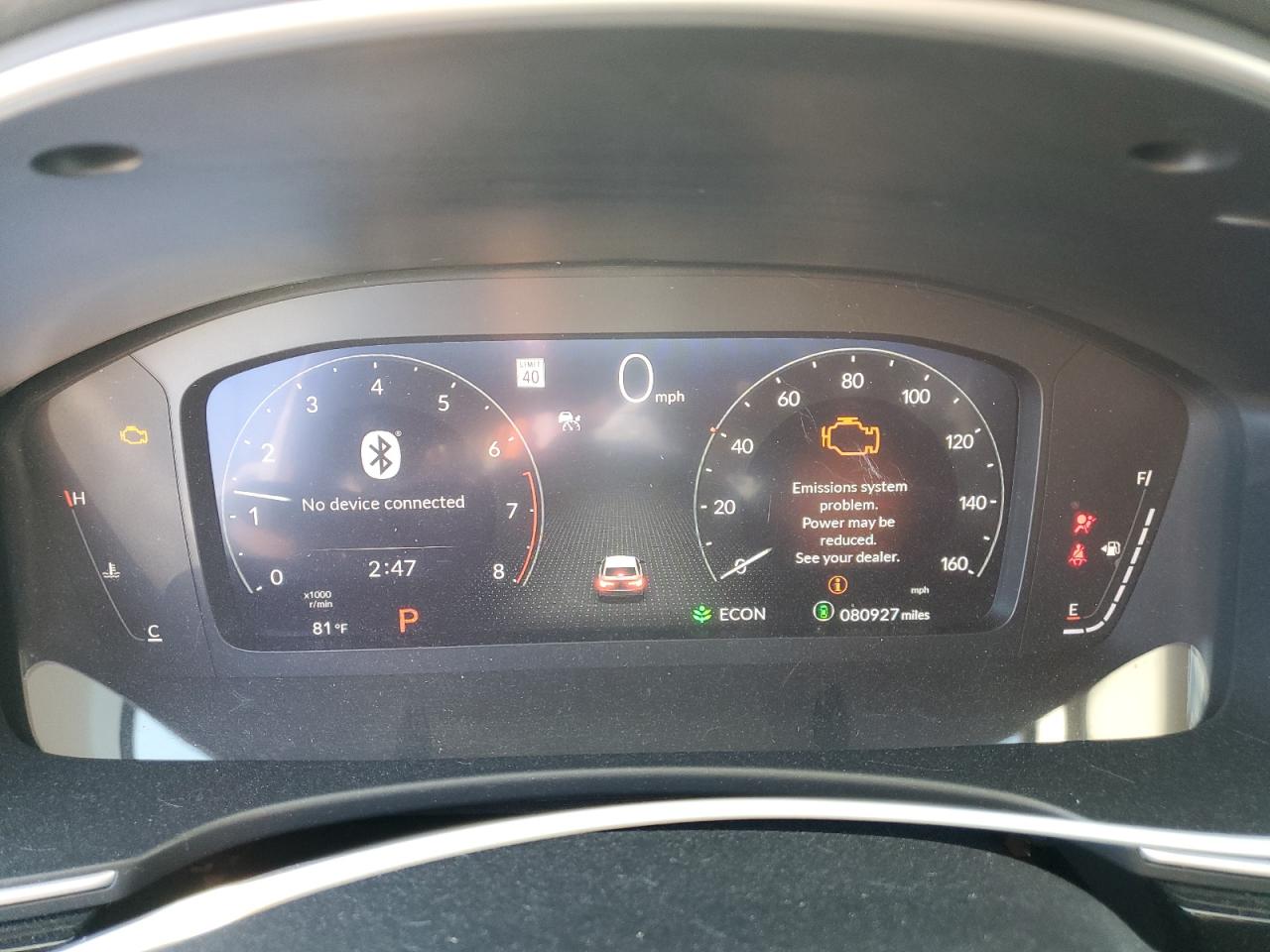 2024 Honda Civic Touring VIN: 2HGFE1F90RH304463 Lot: 84997555