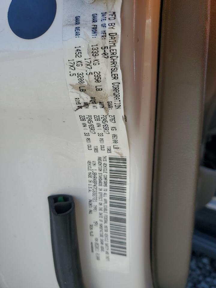 2007 Jeep Grand Cherokee Laredo VIN: 1J8HR48P47C692721 Lot: 85908455