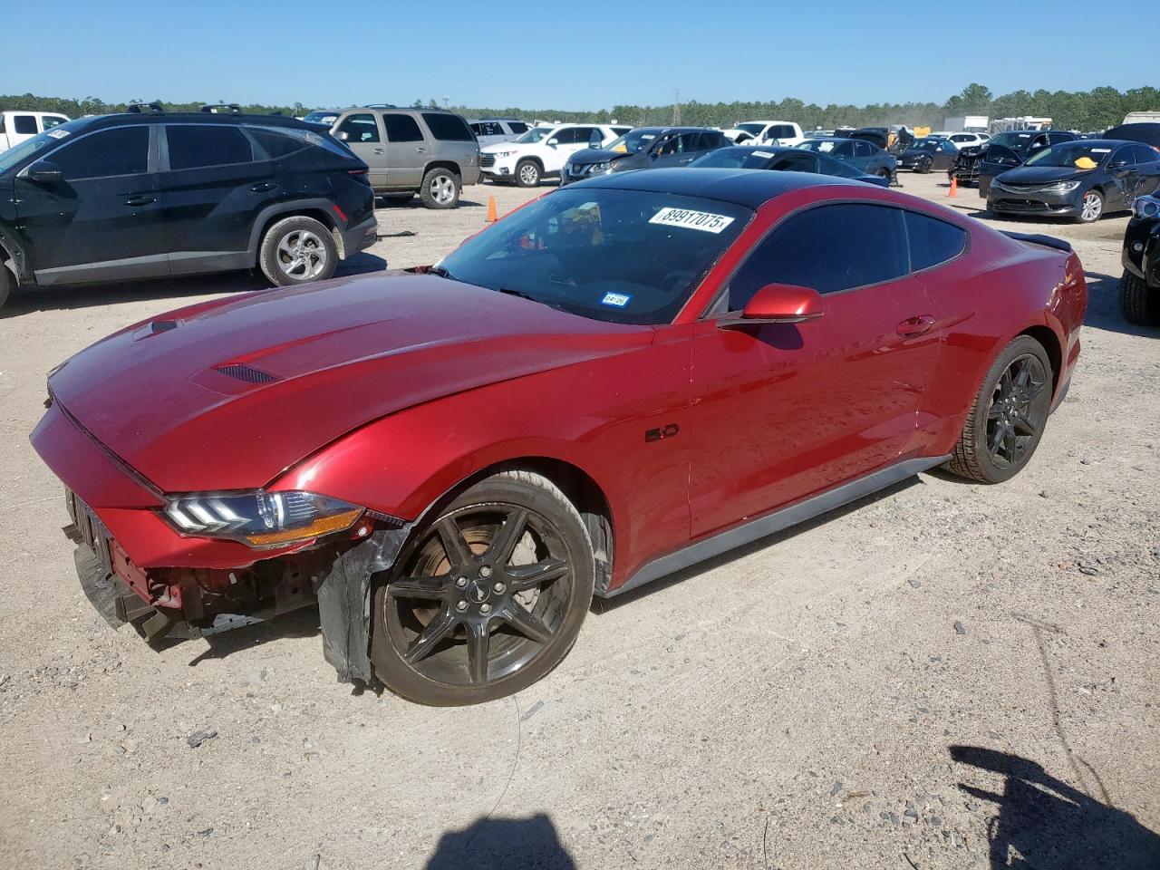 FORD MUSTANG 2019. Lot# 89917075. VIN 1FA6P8CF1K5192478. Photo 1