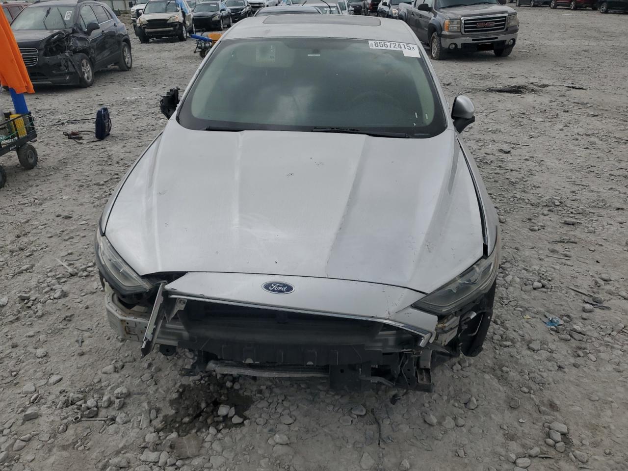 2019 Ford Fusion Se VIN: 3FA6P0LU5KR110619 Lot: 85672415