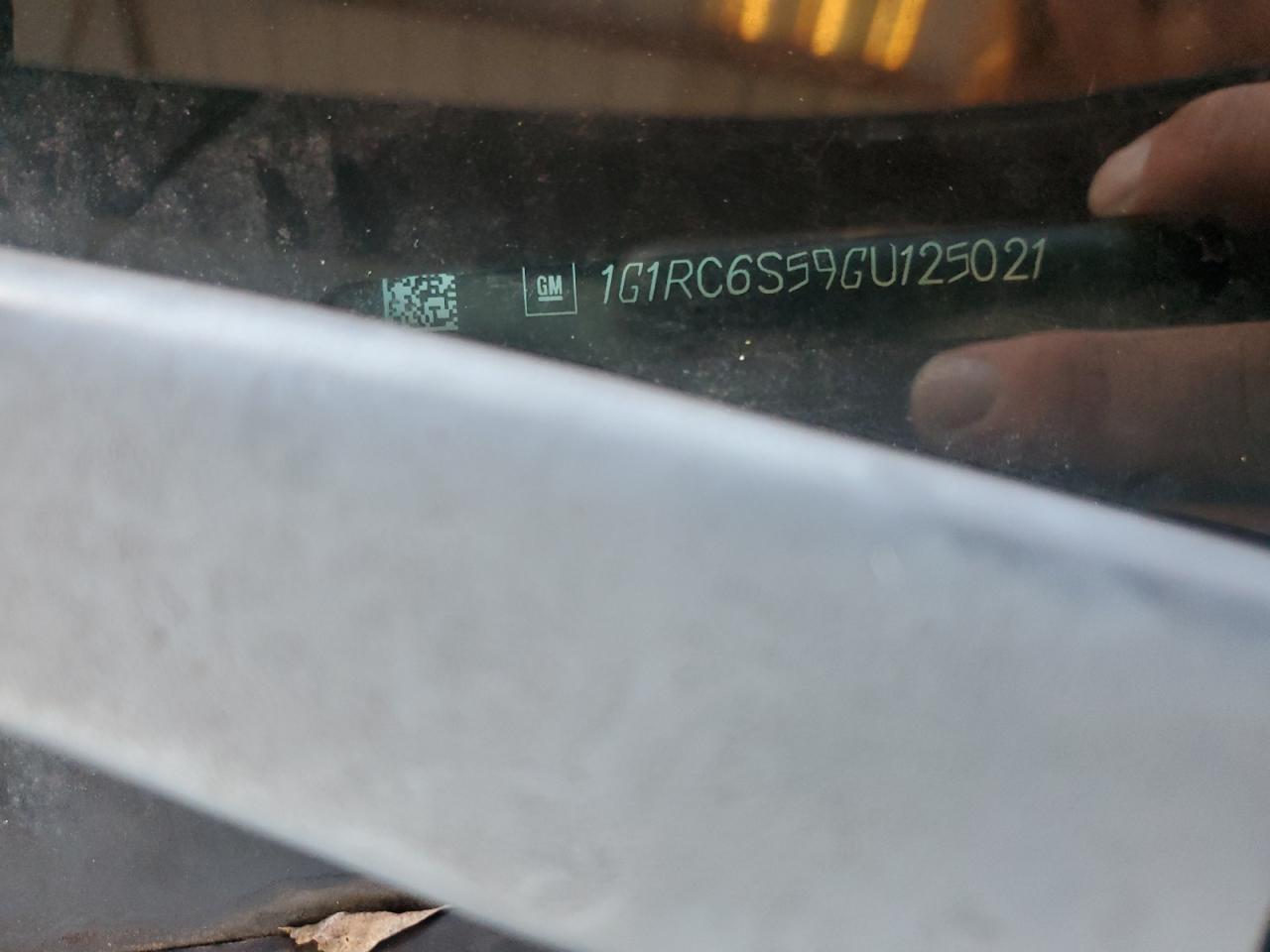 2016 Chevrolet Volt Lt VIN: 1G1RC6S59GU125021 Lot: 84887295